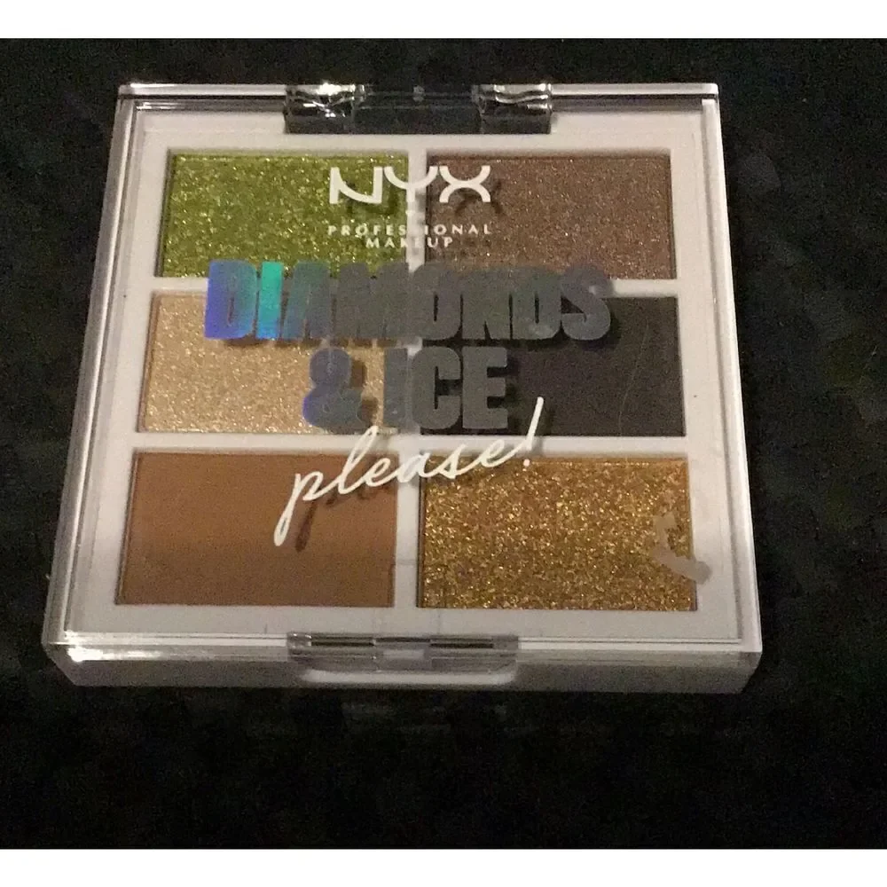 BNIB~NYX Diamonds & Ice Please D1603 Jeweled & Jaded Eyeshadow Palette